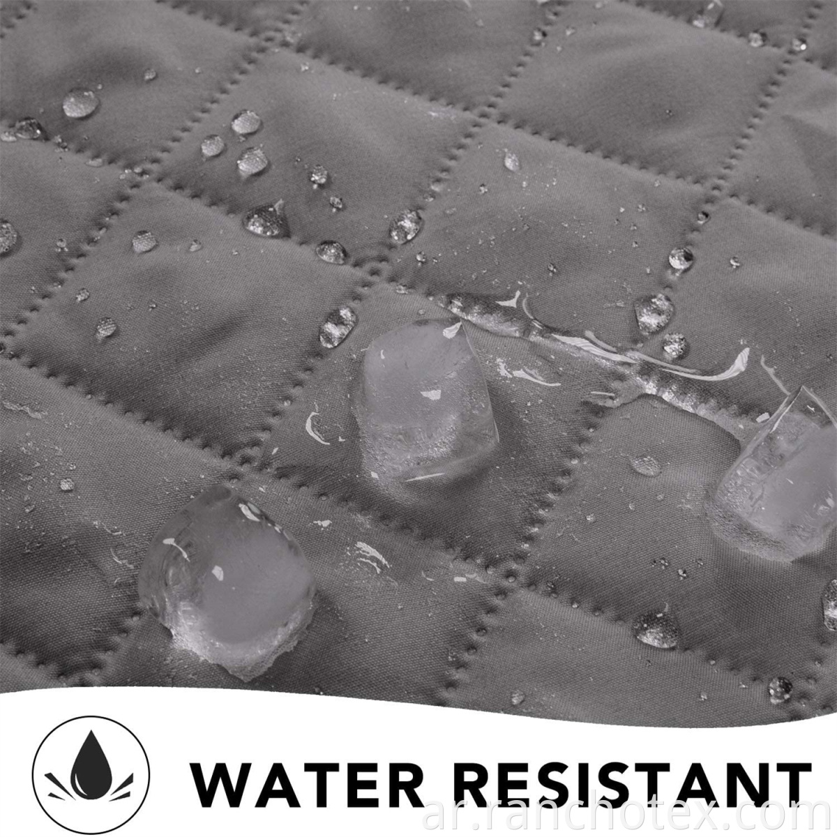 شهادة BSCI مصنع مقاوم للماء الألياف الدقيقة الأريكة الموجات فوق الصوتية غطاء أريكة مقاومة للماء